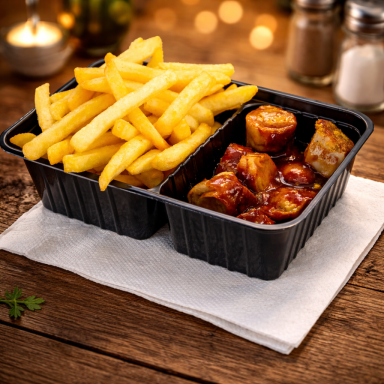 Currywurst Pommes